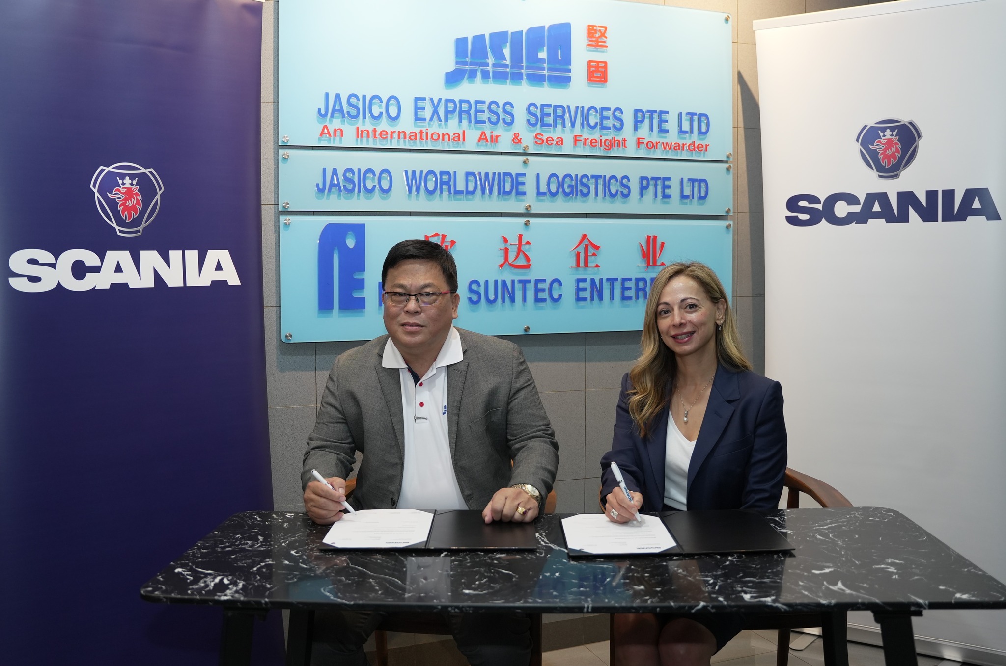 Jasico Express Services Is First To Acquire The Scania Battery Electric Truck For Singapore’s Logistics Sector testimonial-image